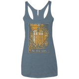 THE TIME LORDS Women's Triblend Racerback Tank