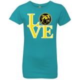 Yellow Ranger LOVE Girls Premium T-Shirt