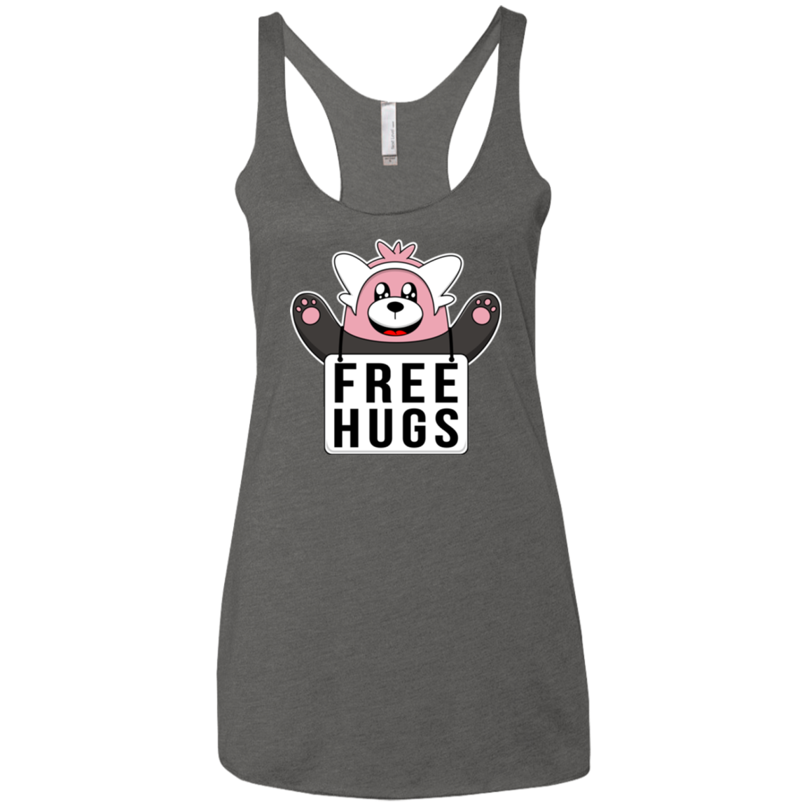 Free Hugs Women's Triblend Racerback Tank