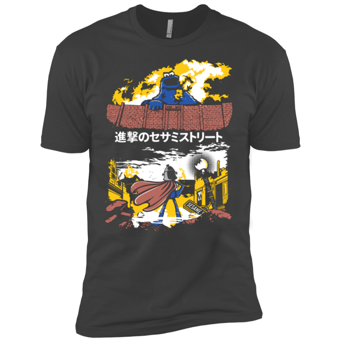 Attack on Sesame Street Boys Premium T-Shirt