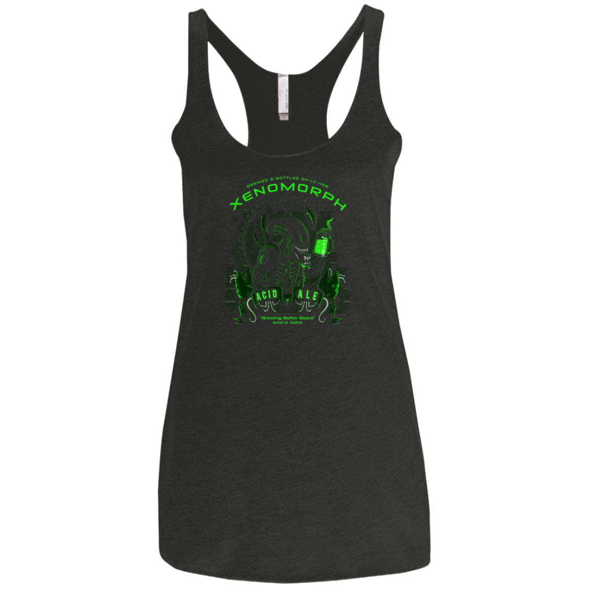 Xenos Acid Ale Women's Triblend Racerback Tank