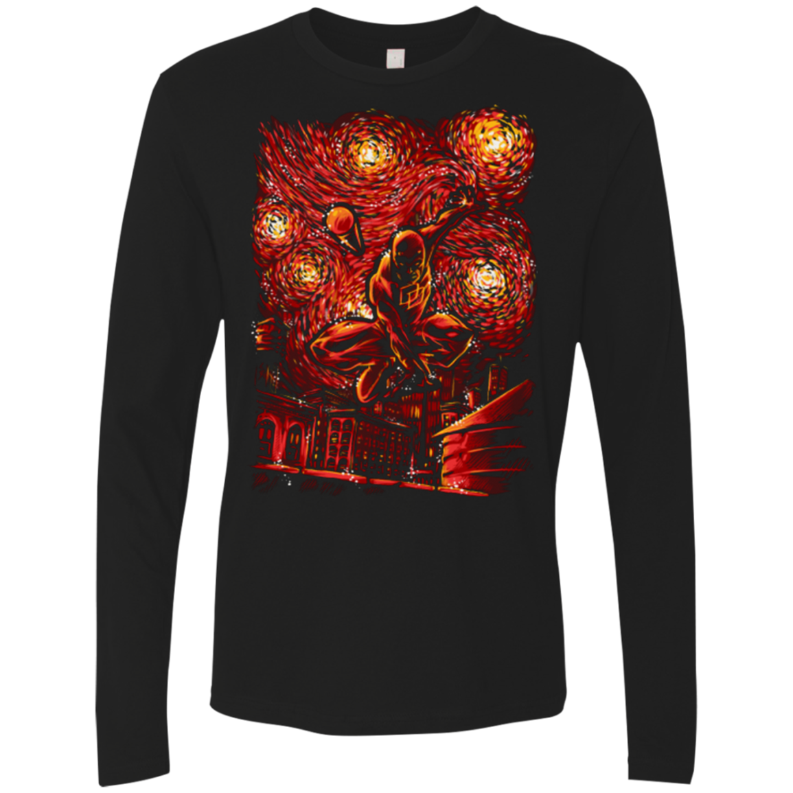 World On Fire Men's Premium Long Sleeve