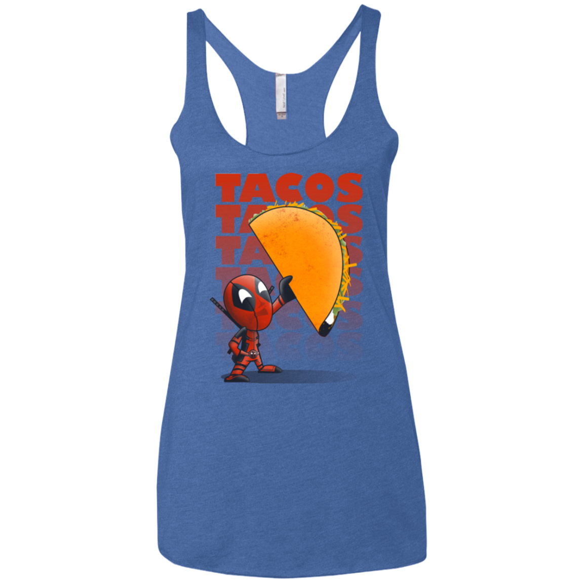 Tacos Women's Triblend Racerback Tank