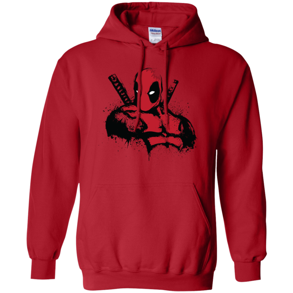 The Merc in Red Pullover Hoodie