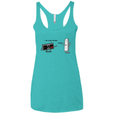 I am your father NES Women's Triblend Racerback Tank