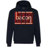 Bacon-Bacon-Bacon Premium Fleece Hoodie