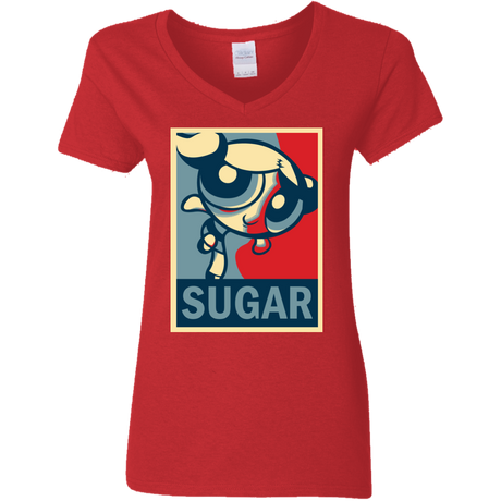 Sugar Powerpuff Women's V-Neck T-Shirt