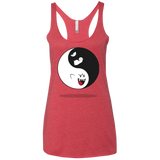 Shy and Angry Women's Triblend Racerback Tank