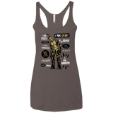 Groot Famous Quotes Women's Triblend Racerback Tank