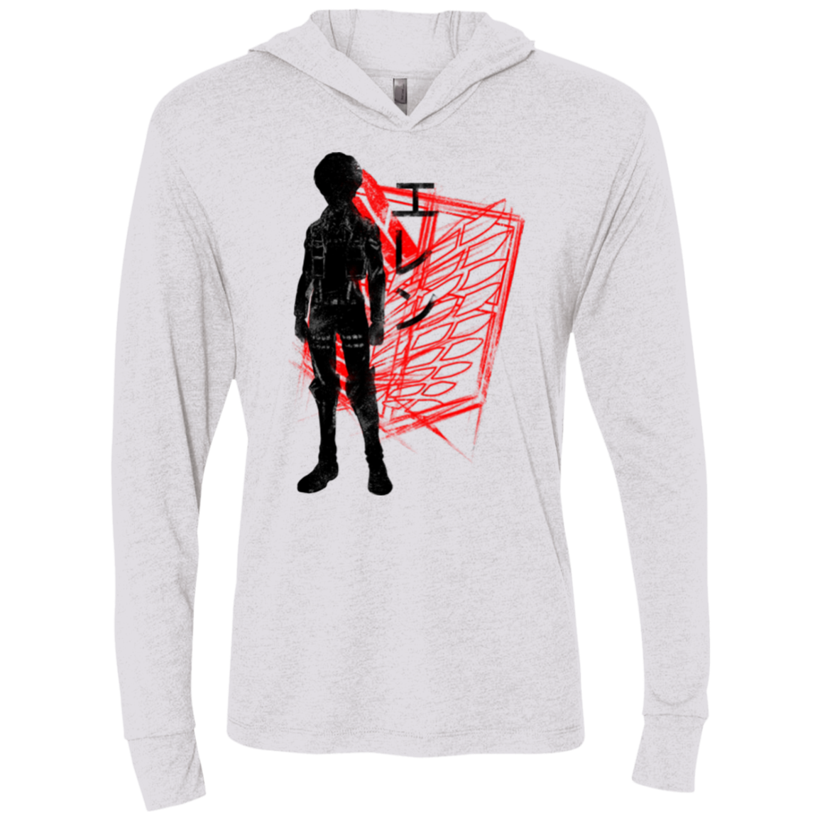 Hero Triblend Long Sleeve Hoodie Tee