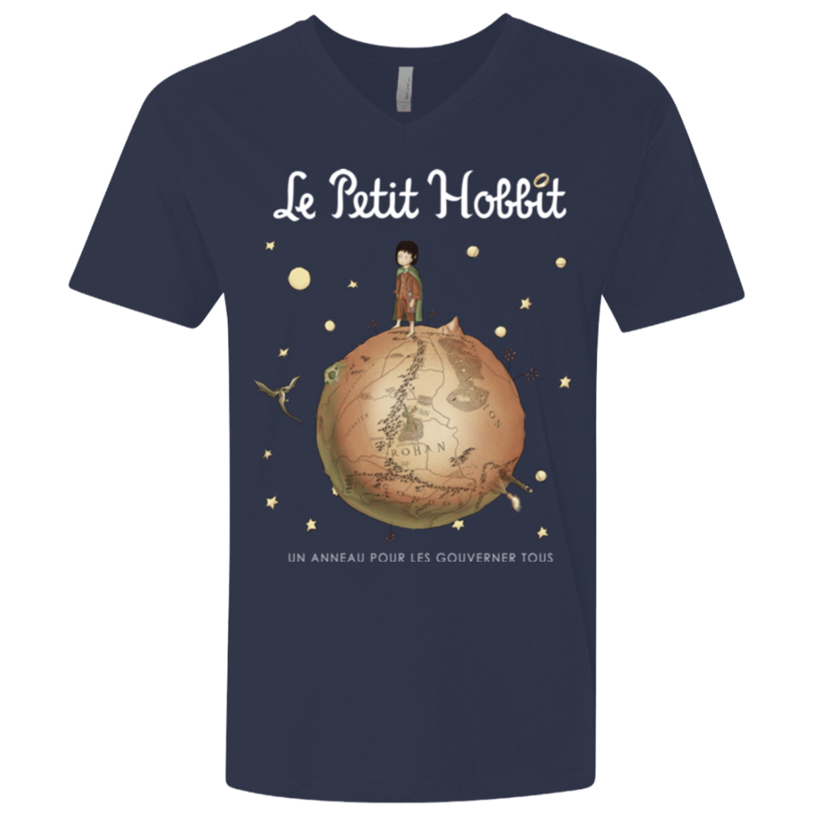 Le Petit Hobbit Men's Premium V-Neck