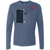 Dr Banksy Rose Balloon Men's Premium Long Sleeve