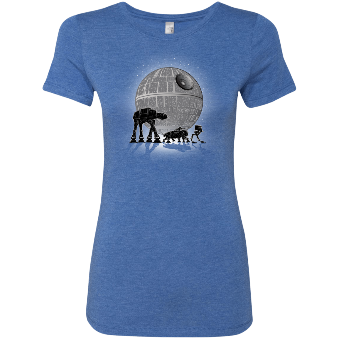 Full Moon Over Empire Women's Triblend T-Shirt