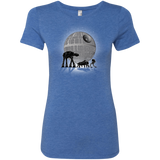 Full Moon Over Empire Women's Triblend T-Shirt