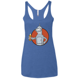 Vault bot Women's Triblend Racerback Tank