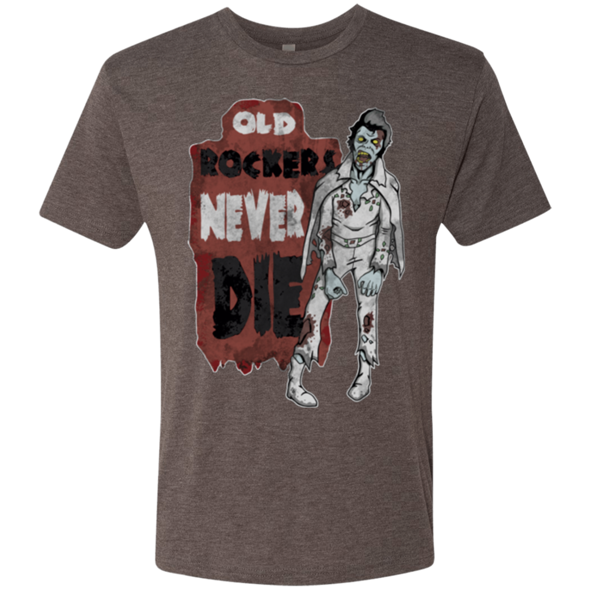 Old Rockers Never Die Men's Triblend T-Shirt