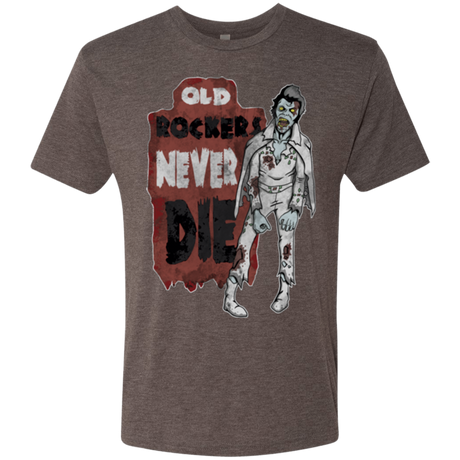 Old Rockers Never Die Men's Triblend T-Shirt