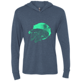 Messy Rescue Triblend Long Sleeve Hoodie Tee