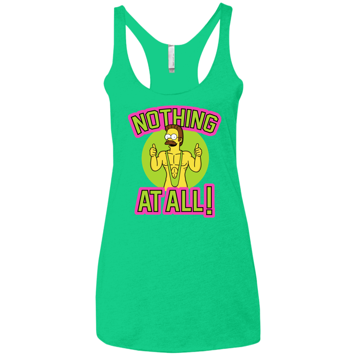 Nothing At All Women's Triblend Racerback Tank