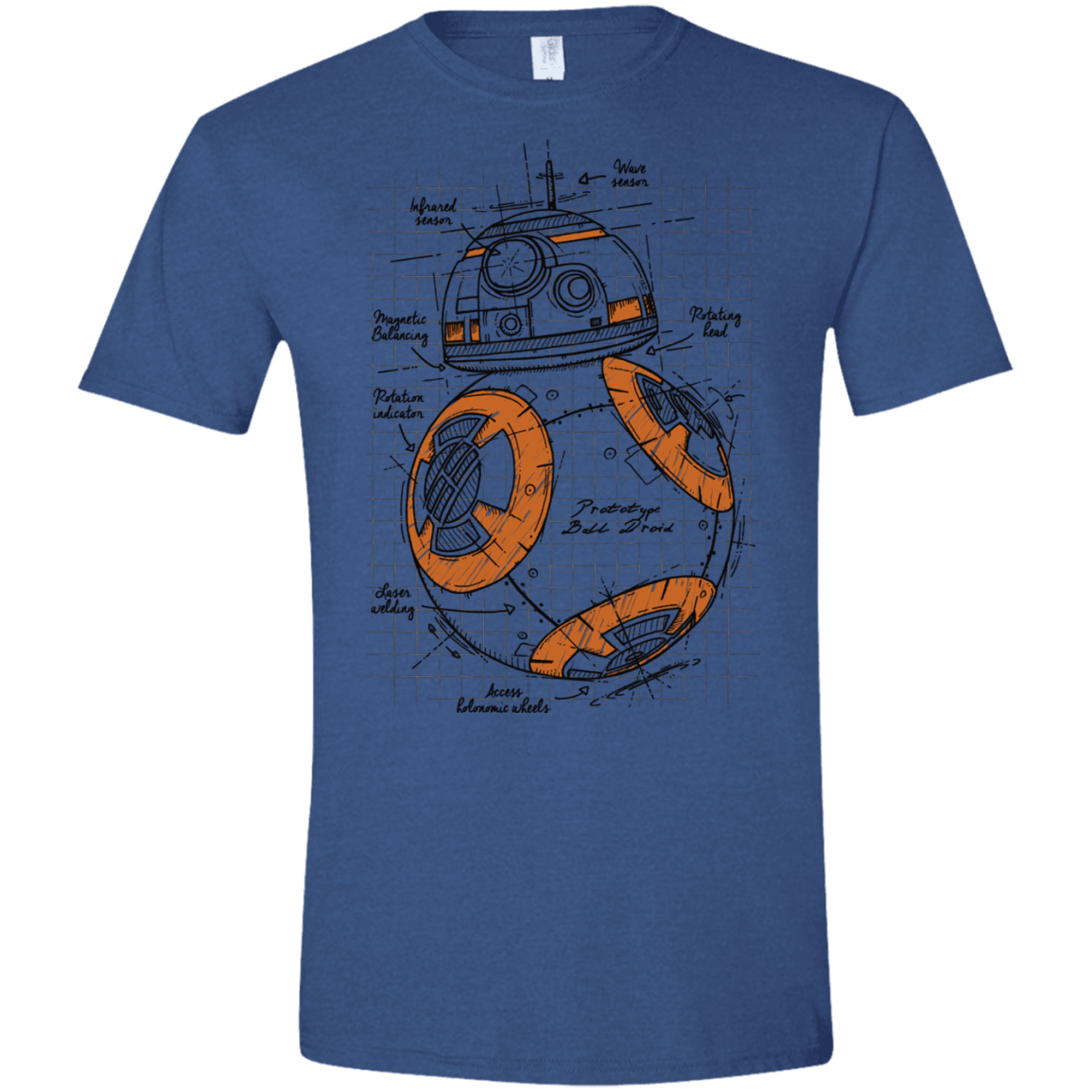 BB-8 Plan Men's Semi-Fitted Softstyle
