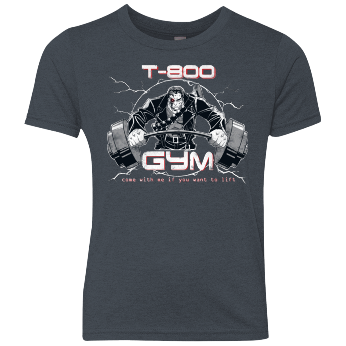 T-800 gym Youth Triblend T-Shirt