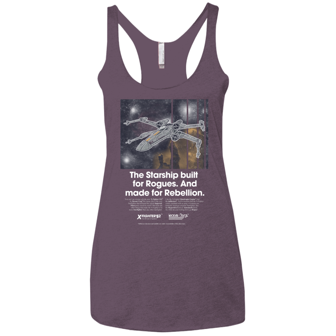 X-Fighter Women's Triblend Racerback Tank