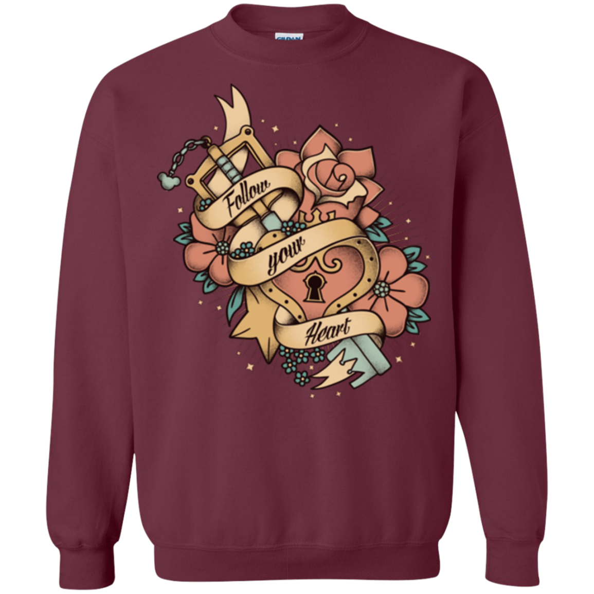 Follow your heart Crewneck Sweatshirt
