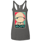 Mope Around Women's Triblend Racerback Tank
