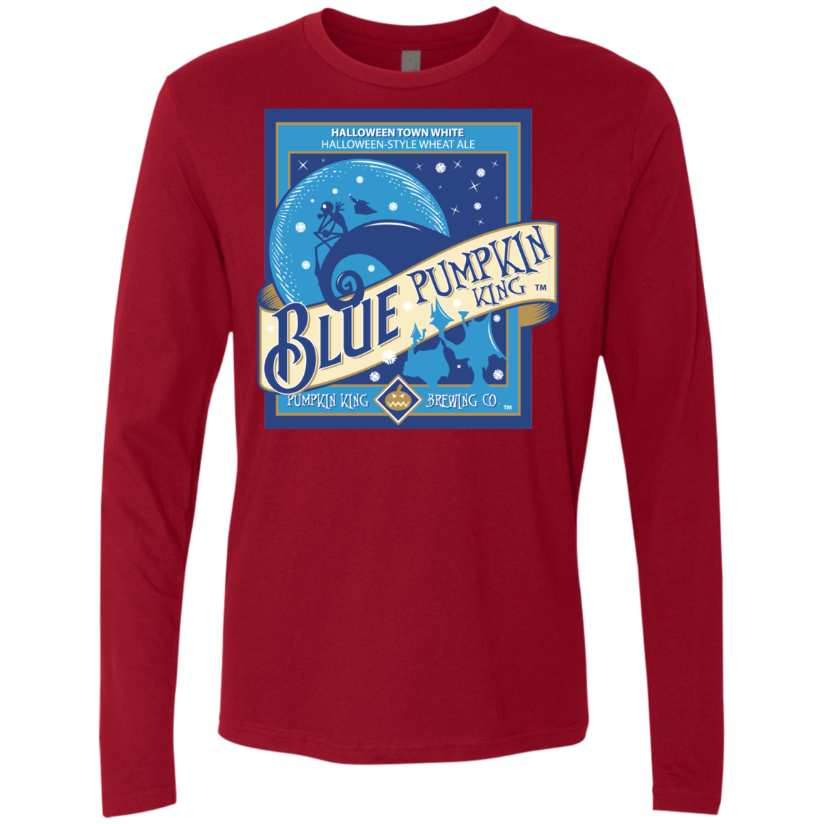 Blue Pumpkin King Men's Premium Long Sleeve