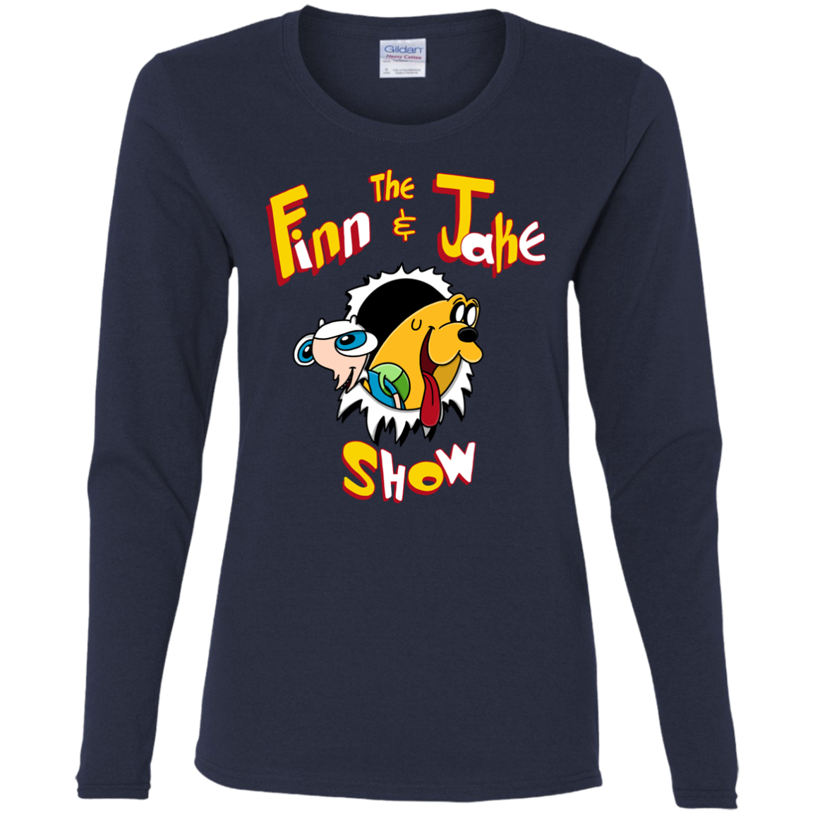 The Finn and Jake Show Women's Long Sleeve T-Shirt