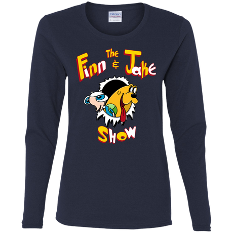 The Finn and Jake Show Women's Long Sleeve T-Shirt