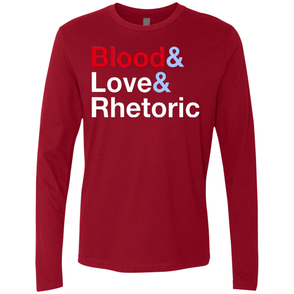 Blood Love Rhetoric Men's Premium Long Sleeve