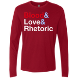 Blood Love Rhetoric Men's Premium Long Sleeve