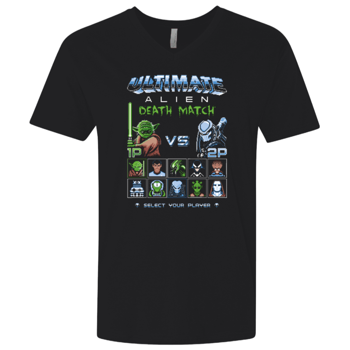 Alien Death Match Men's Premium V-Neck