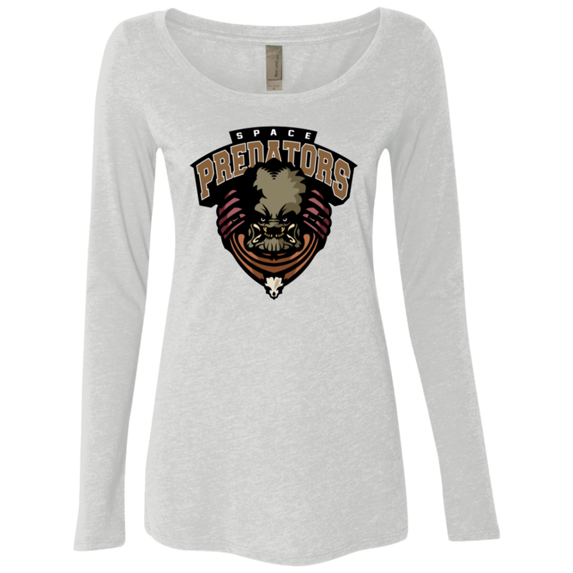 Space Predators Women's Triblend Long Sleeve Shirt