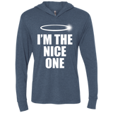 Nice One Triblend Long Sleeve Hoodie Tee