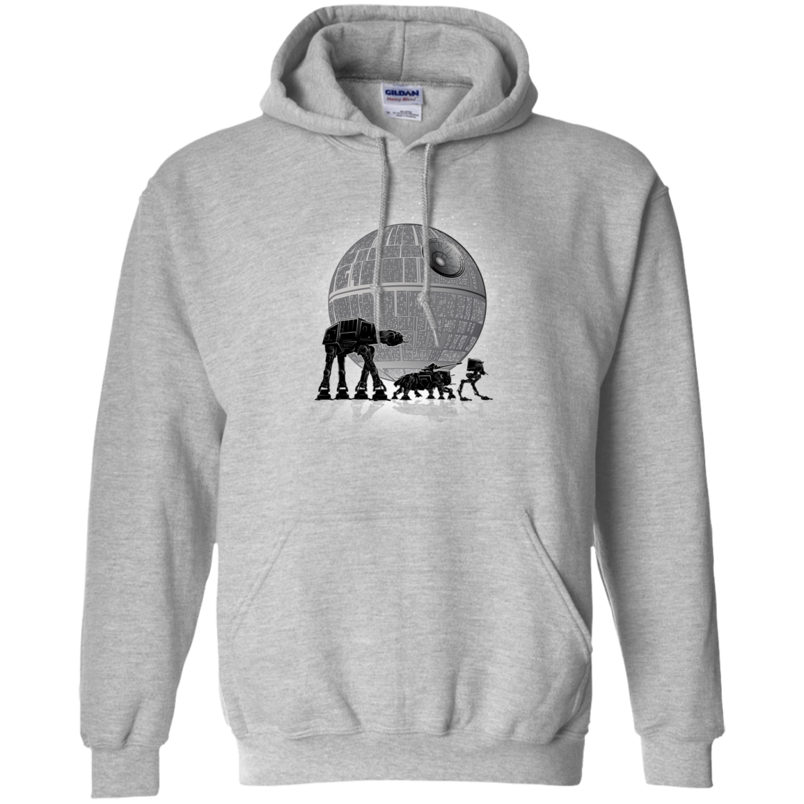 Full Moon Over Empire Pullover Hoodie