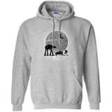 Full Moon Over Empire Pullover Hoodie