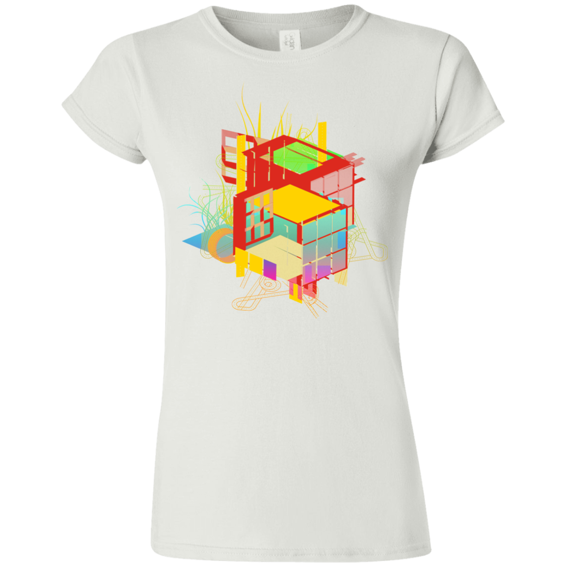 Rubik's Building Junior Slimmer-Fit T-Shirt