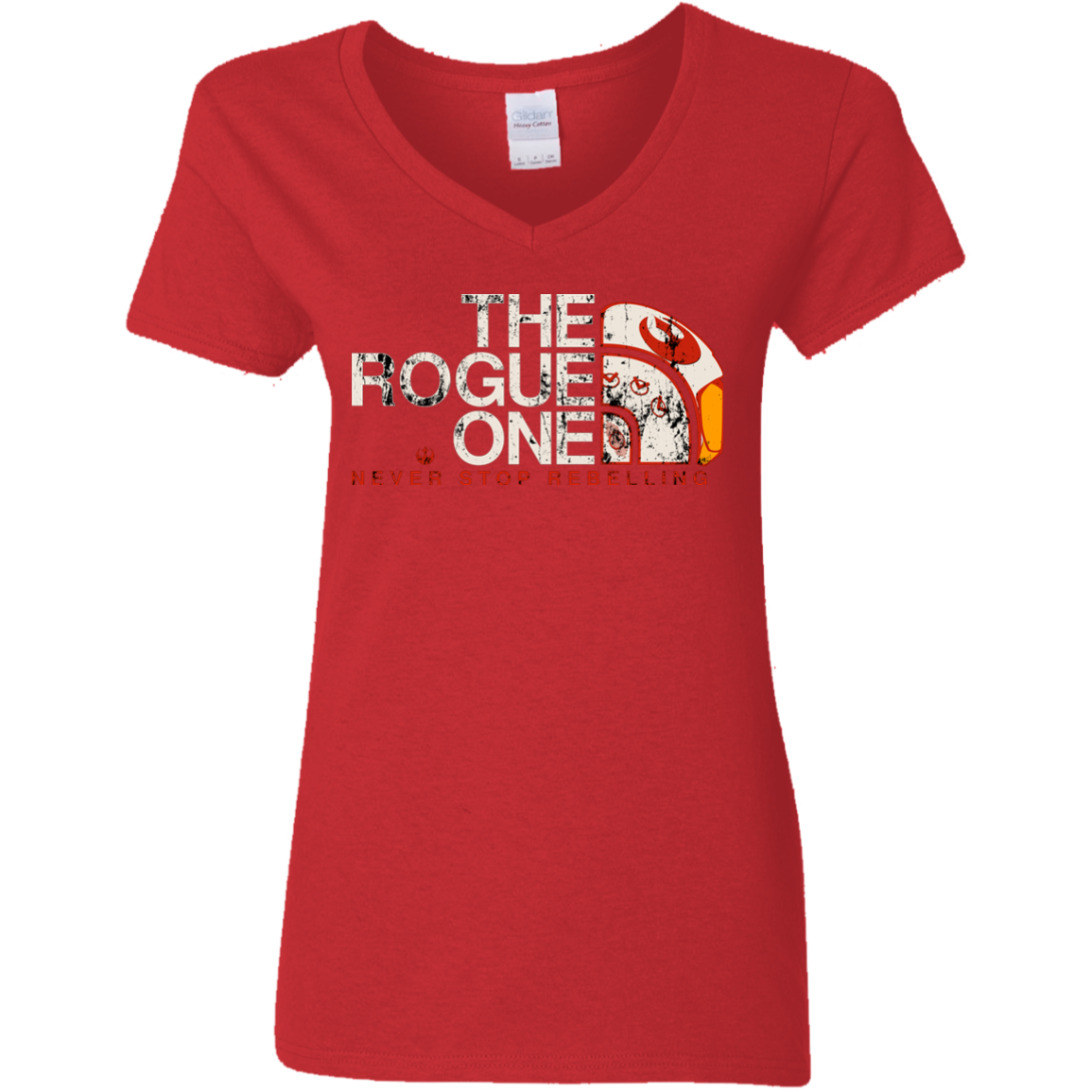 Rogue North Face Women's V-Neck T-Shirt