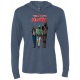 The Walking Bounty Hunter Triblend Long Sleeve Hoodie Tee