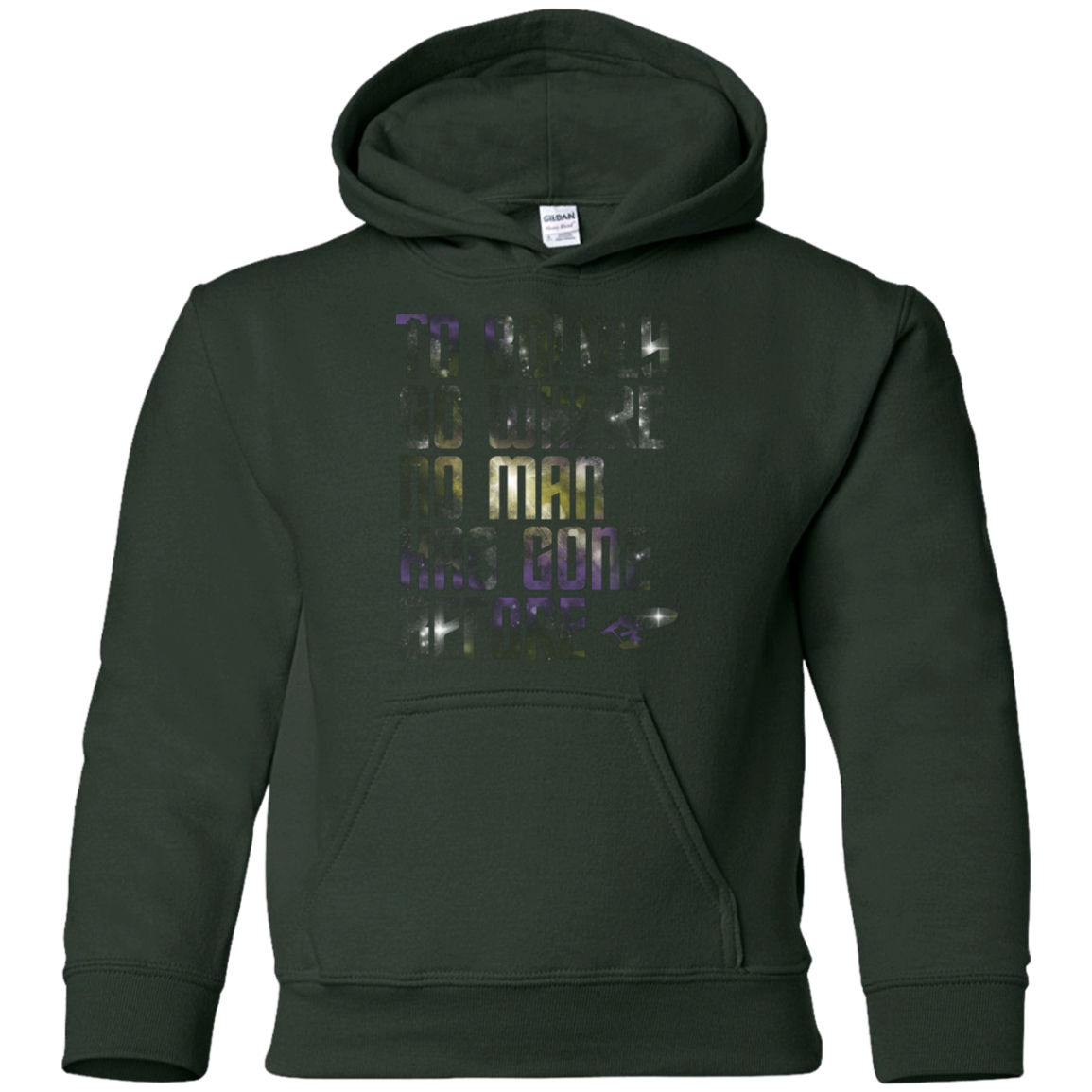 Where no Man has gone Before Youth Hoodie