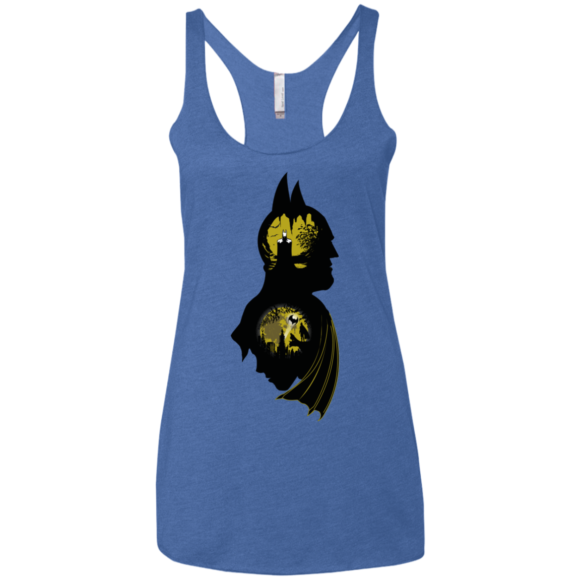 Bat Detective Women's Triblend Racerback Tank