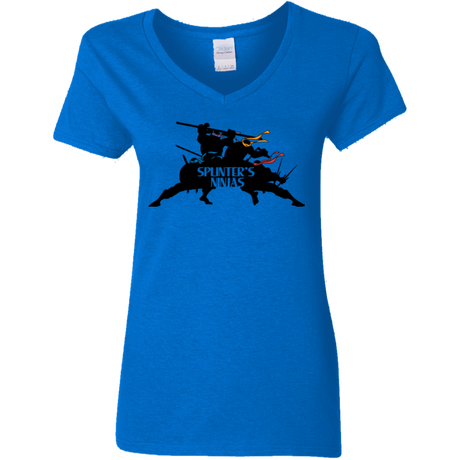 Splinters Ninjas Women's V-Neck T-Shirt