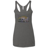 Where The Big Robots are Women's Triblend Racerback Tank