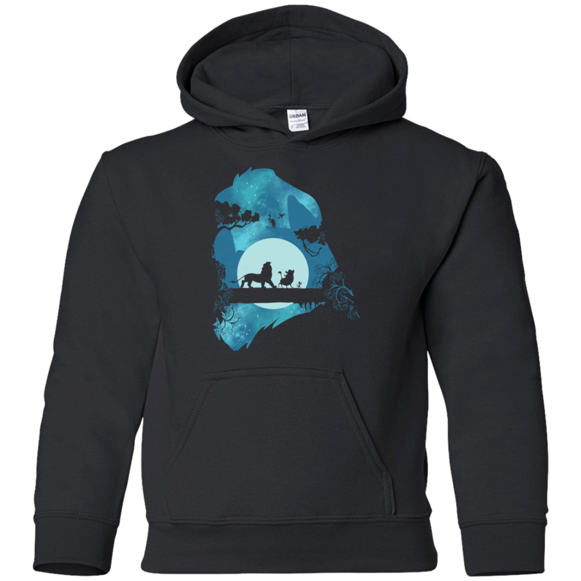 Lion Portrait Youth Hoodie