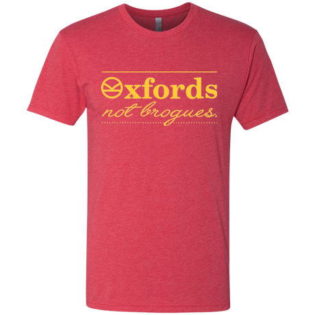 Oxfords Not Brogues Men's Triblend T-Shirt