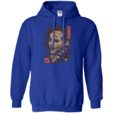 Oni Leather Mask Pullover Hoodie