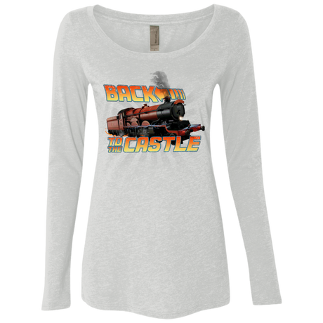 Back to the Castle Women's Triblend Long Sleeve Shirt