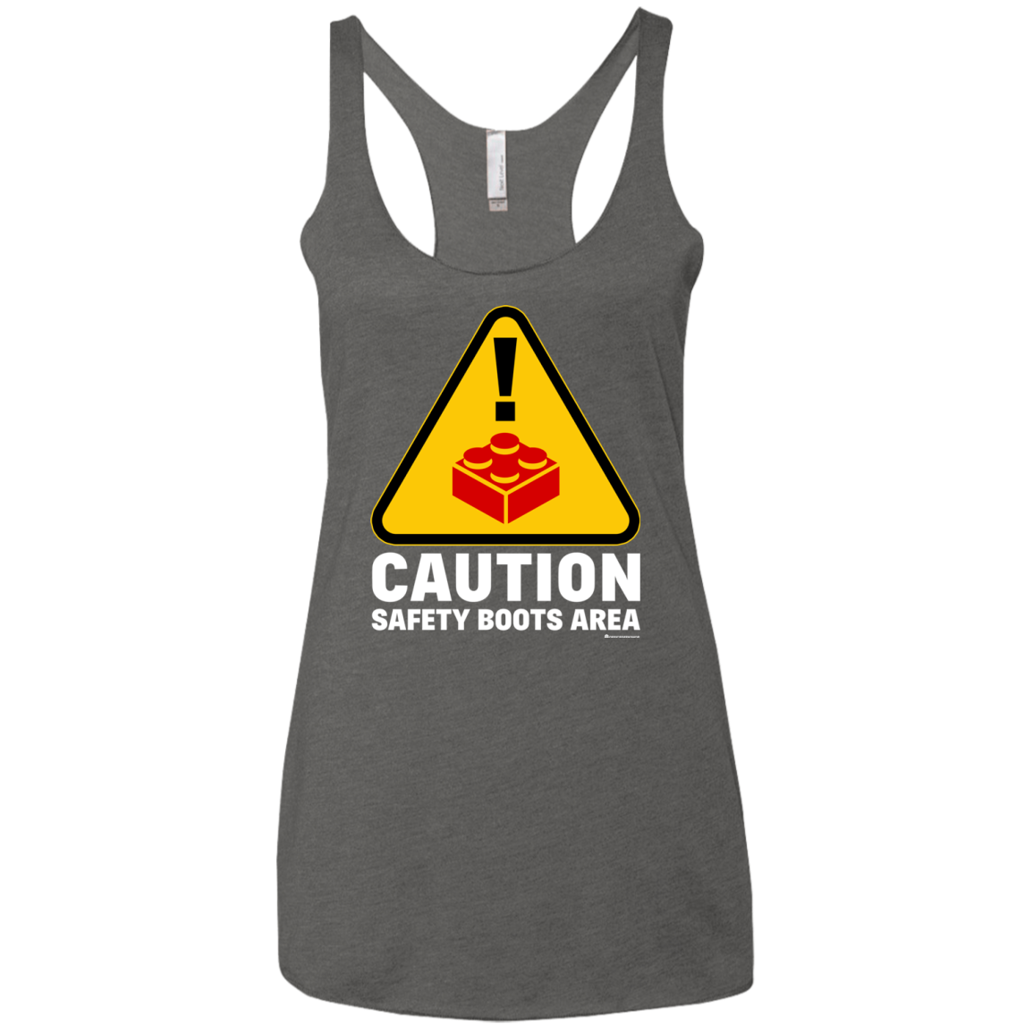 Watch Your Step Women's Triblend Racerback Tank